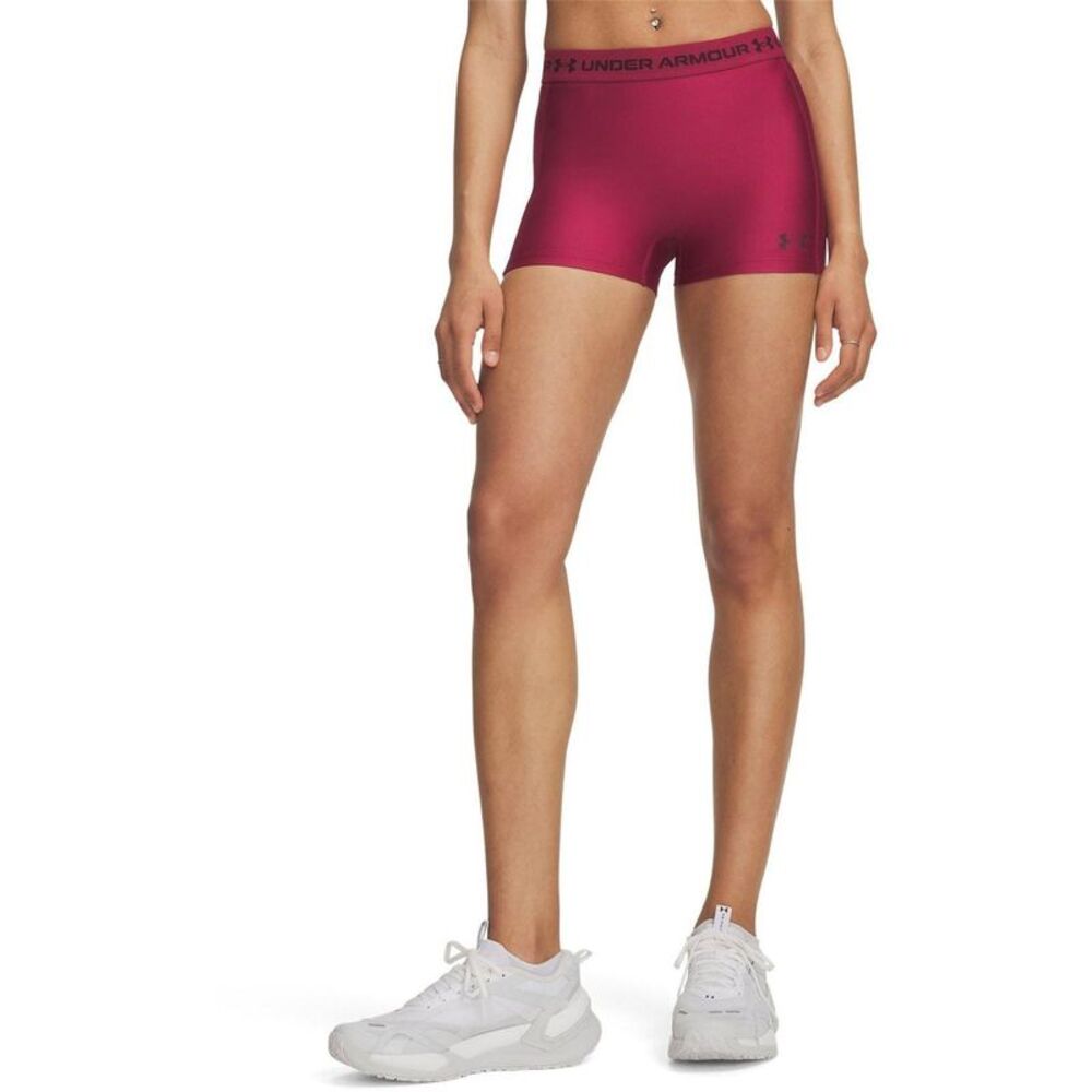 Under Armour Womens/Ladies HeatGear Shorts / Claret